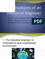 Industrial Engineer Motivations and Growth