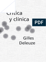Deleuze, Gilles - Critica y Clinica PDF