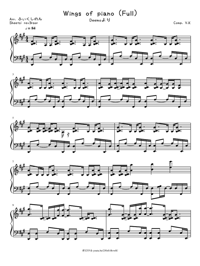 Phyxinon Wings Of Piano Full