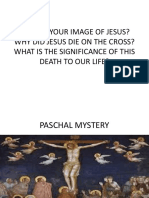 What Is Your Image of Jesus? Why Did Jesus Die On The Cross? What Is The Significance of This Death To Our Life?