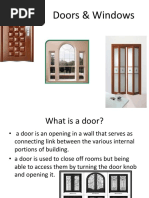 Types and Components of Doors & Windows | PDF | Window | Door