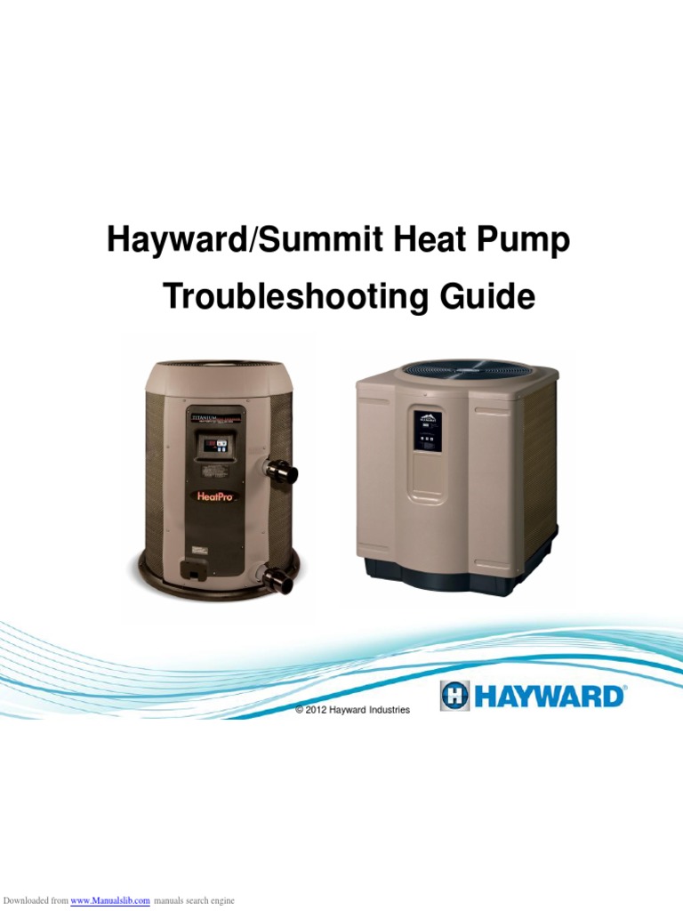 Hayward/Summit Heat Pump Troubleshooting Guide PDF Heat Pump