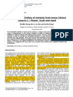 Antioxidant activities of extracts from areca (Areca catechu).pdf