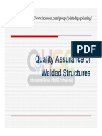 Quality Assuarance and Quality Control of Weldeding PDF