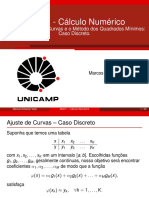 Ajuste de Curvas e o Método Dos Quadrados Mínimos-caso Discreto