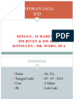 laporan  jaga igd 2019