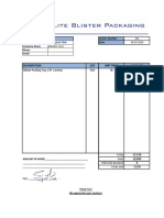 MR - Sibghat Ullah Machine Zone 211 20-03-2019: Bill To Invoice Number Date Name Company Name Phone