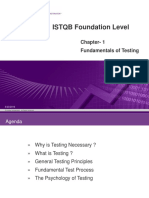 ISTQB Foundation Level: Chapter-1 Fundamentals of Testing