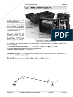 TD 12 - Cin Matique Graphique - CIR Et Quiprojectivit PDF