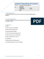 Aim of Procedure: Inspection of Lifting Equipment