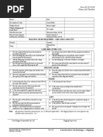 Green Lift Checklist F1003