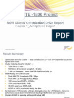 LTE NSN Cluster Optim Drive Report