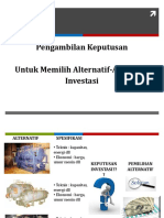 06 Pemilihan Alternatif Ekonomi (Steps, Metode PV, FV, AE) PDF