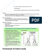 Concept of Cohort Study