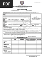 PSC Form 7 Application Guide | PDF | Finance & Money Management