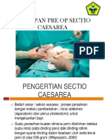 Persiapan Pre Op Dan Pemulihan Post Op Sectio Caesarea