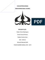 Perkawinan Beda Agama dan Akibat Hukumnya