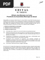Ordem de Trabalhos e Documentação - 2 Sessão Extraordinária 2019 (25/03/2019) - Assembleia Municipal Do Seixal
