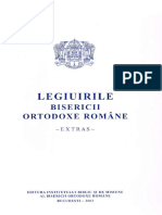 (.) Legiuirile Bisericii Ortodoxe Romane (Extras) (2003) PDF