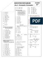 Alg - 1º - Productos Notables