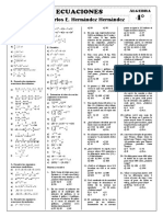 Alg - 4º - Ecuaciones