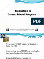 Introduction To Invent School Program: Technology Application and Promotion Institute