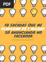 10  sacadas que renderam 1 milhão 
