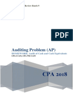 Auditing Problem (AP) : SGPET CPA Review Batch 9