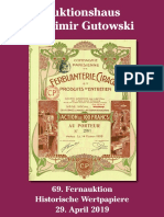 Katalog Der 69. Gutowski-Auktion (Historische Wertpapiere)