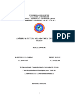 Analísis y Sintesis de Los Cursos Especiales de Grado 2016 PDF