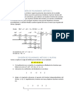 División y Factorización de Polinomios