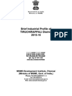Brief Industrial Profile of Tiruchirappali District 2015-16
