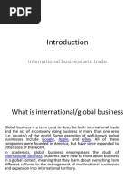 International Business and Trade