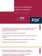 Iniciativa Abrogación de La Reforma Educativa 2019