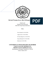 Pengertian Revised Trauma Score