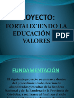 Fortaleciendo Valores