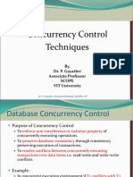 Database Concurrency Control Techniques