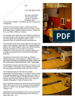 Final Voicing Notes: Method of Testing Guitar Resonances With Spectra Plus