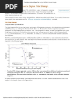 Practical Introduction To Digital Filter Design - MATLAB Example