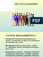 Management Si Leadership