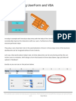 Data Entry Using UserForm - Excel VBA Form Controls