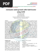 Automatic Underground Cable Fault Locator Using GSM: Summi Thomas (ECE) A.Vimenthani (ECE) Kaleeswari. (Prof /ECE)