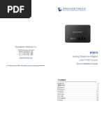 Grandstream Networks, Inc.: Analog Telephone Adaptor With FXS/FXO Port