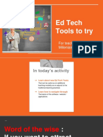 ED TECH Tools To Try