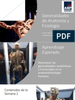 Generalidades de Anatomía 