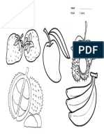 Mewarnai Buah-Buahan Kelas 1