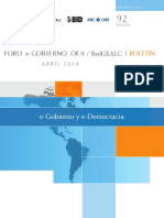 Boletín OEA 92 E-Gobierno y E-Democracia PDF