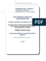 Convocatoria Defensoria Del Pueblo