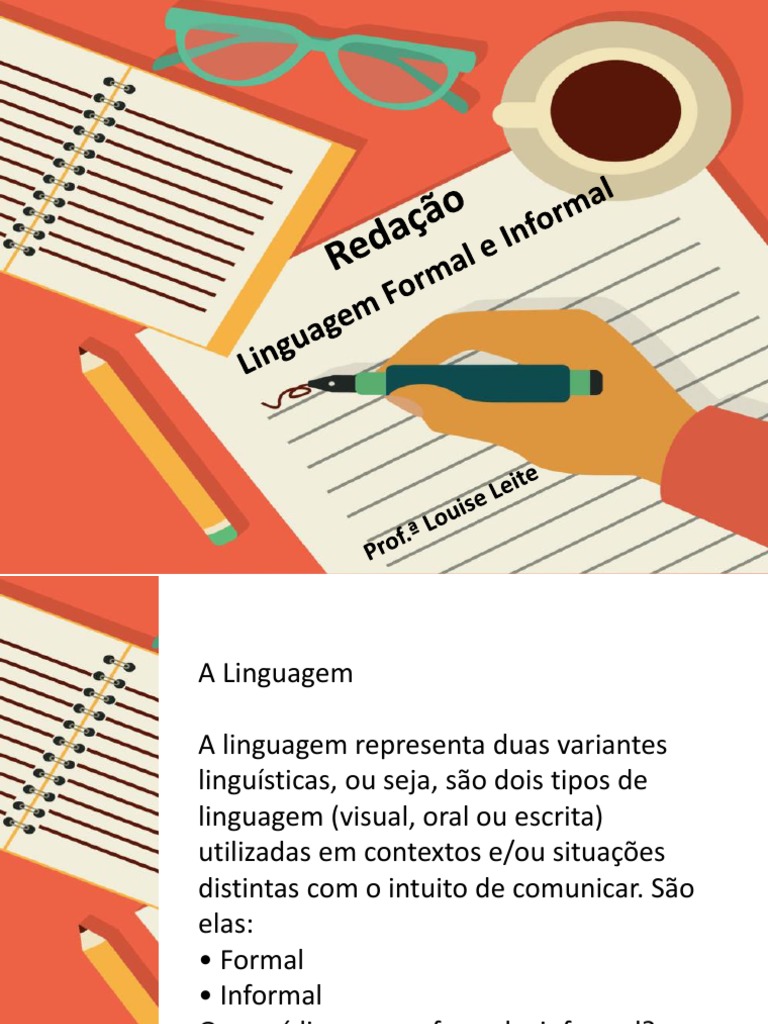 As variantes linguísticas formais e informais | PDF