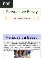 Persuasive Essay